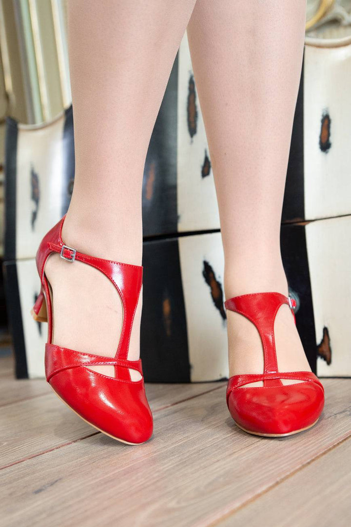 Fifth Avenue Shoe (Red) - Kitten D'Amour