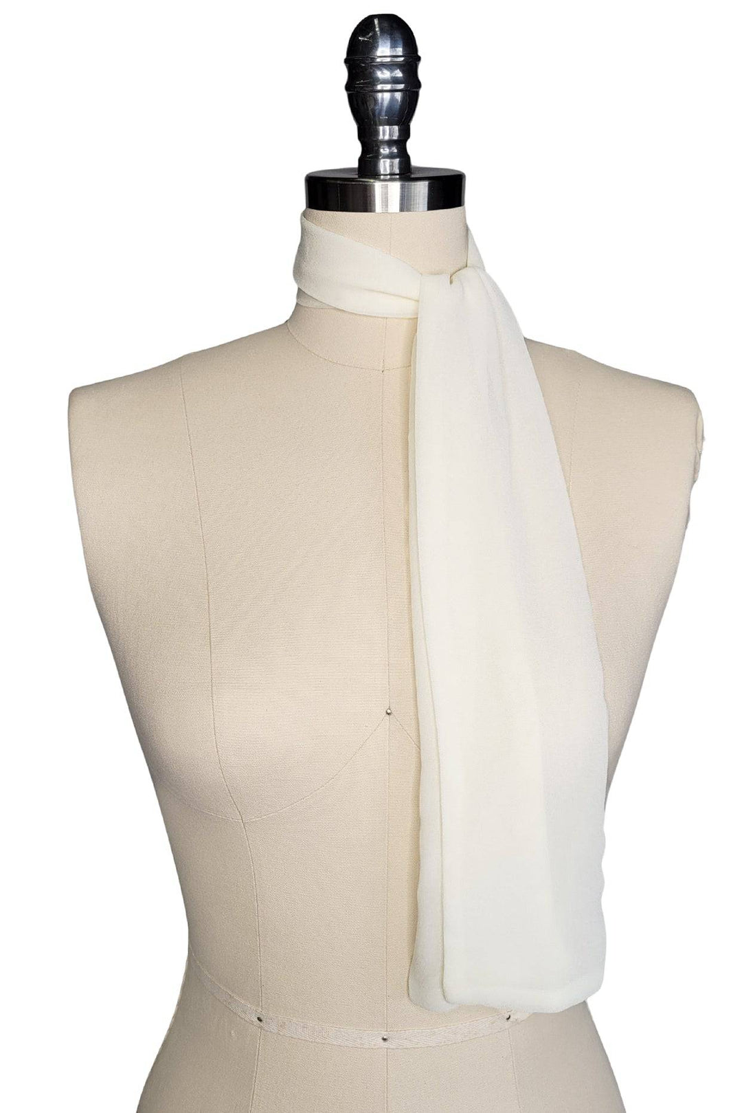 Florence Rectangle Scarf (Cream) - Kitten D'Amour