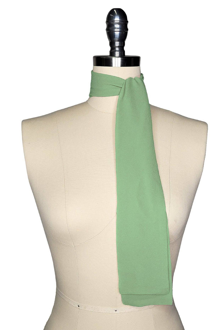 Florence Rectangle Scarf (Green) - Kitten D'Amour