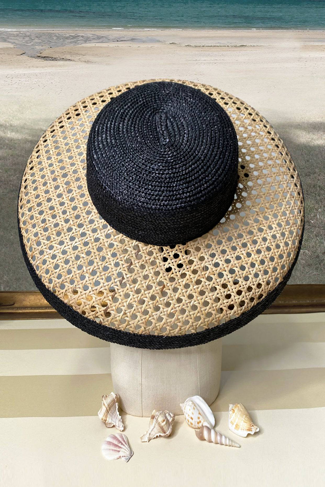 Sardinia Hat (Black) - Kitten D'Amour