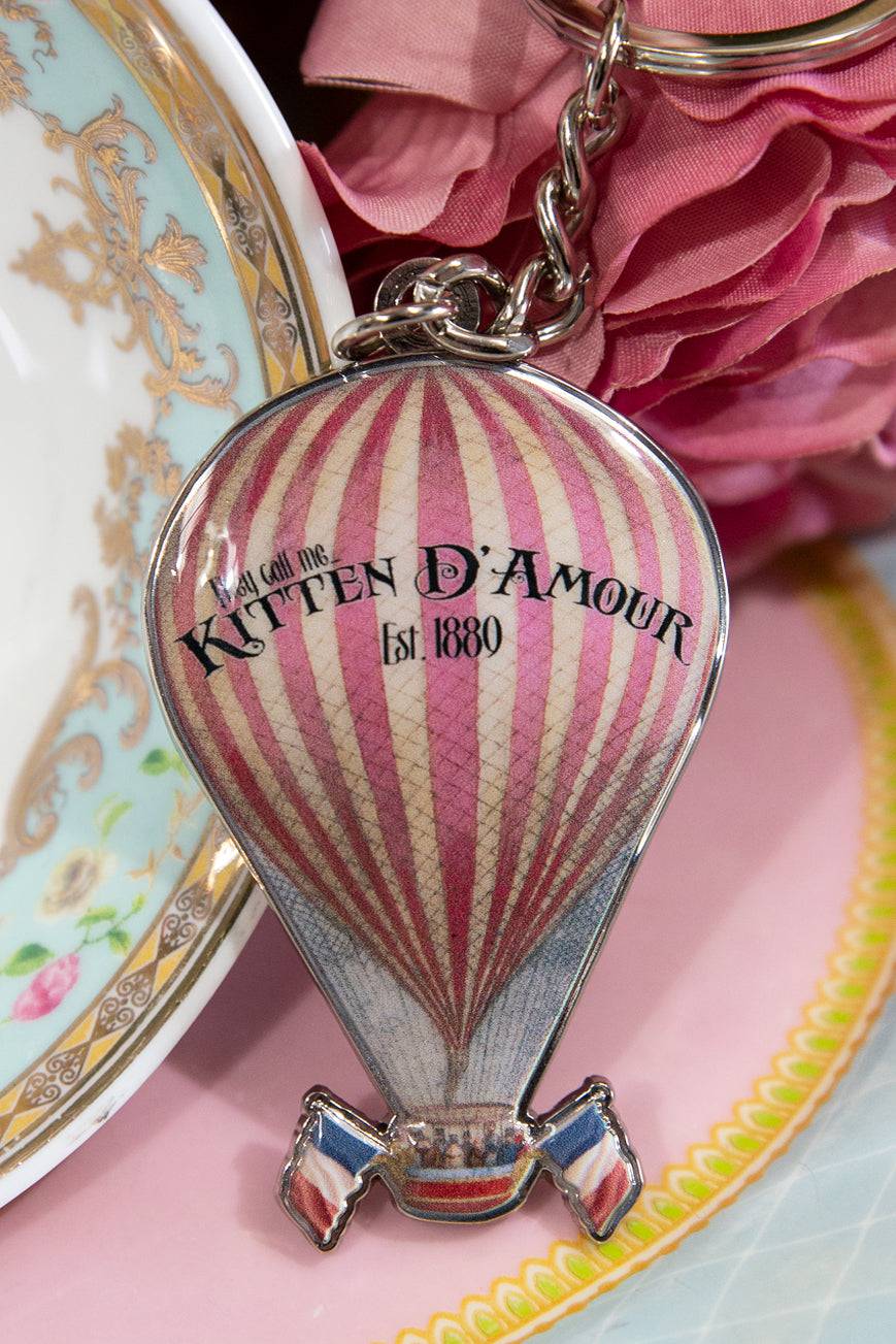 D'Amour Up Up And Away Keyring - Kitten D'Amour