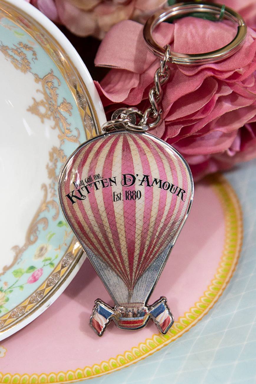 D'Amour Up Up And Away Keyring - Kitten D'Amour