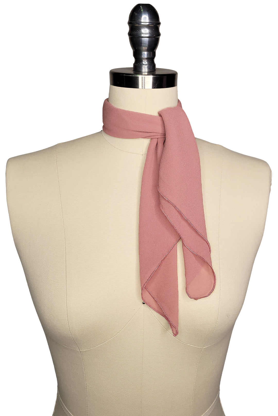 Verona Square Neck Scarf (Pink) - Kitten D'Amour