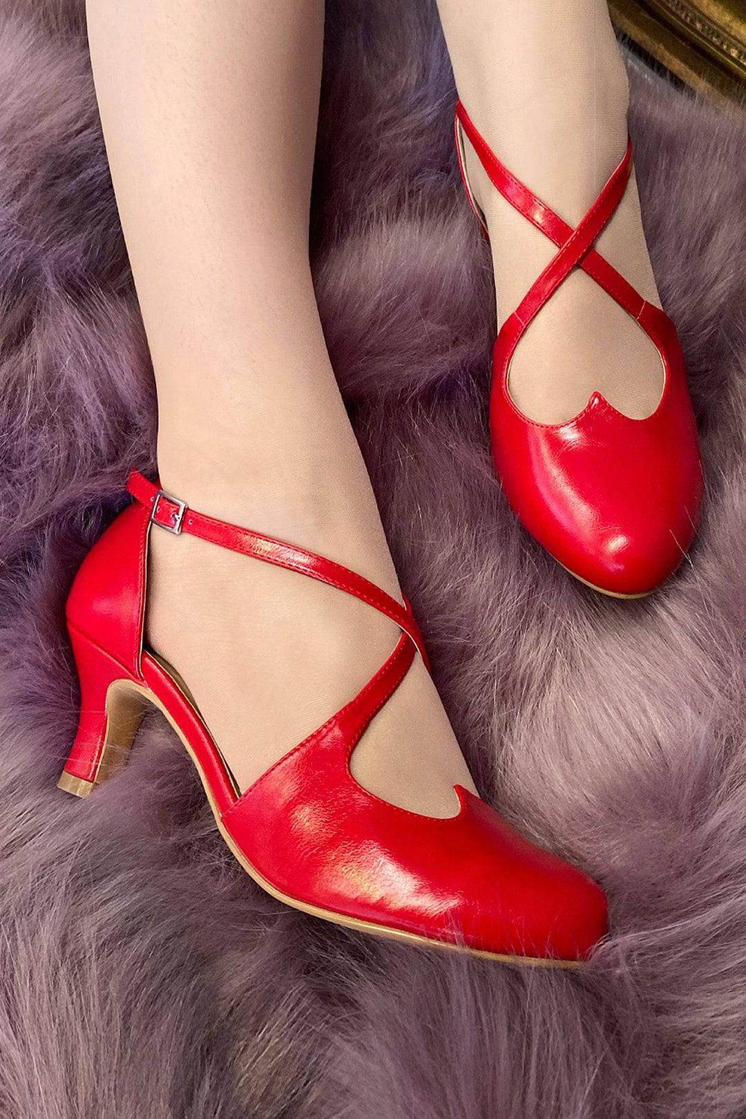 Vixen Petite Shoe (Red) - Kitten D'Amour