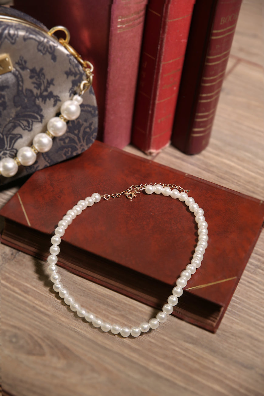 Regency Pearl Choker - Kitten D'Amour