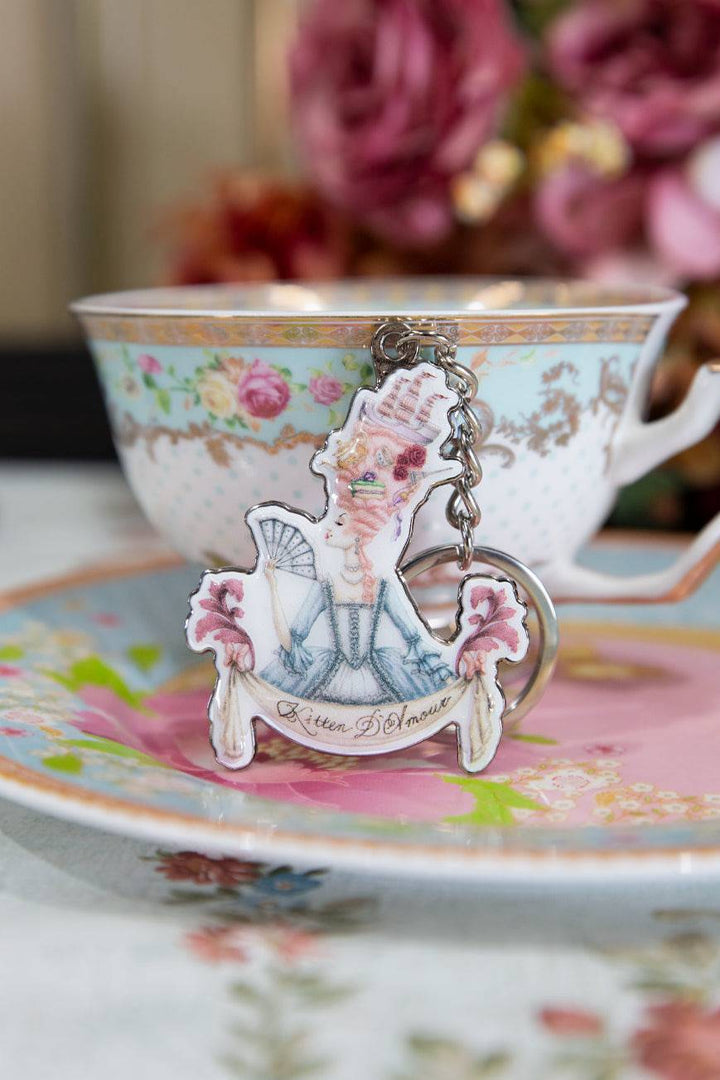 D'Amour Marie Antoinette Keyring - Kitten D'Amour