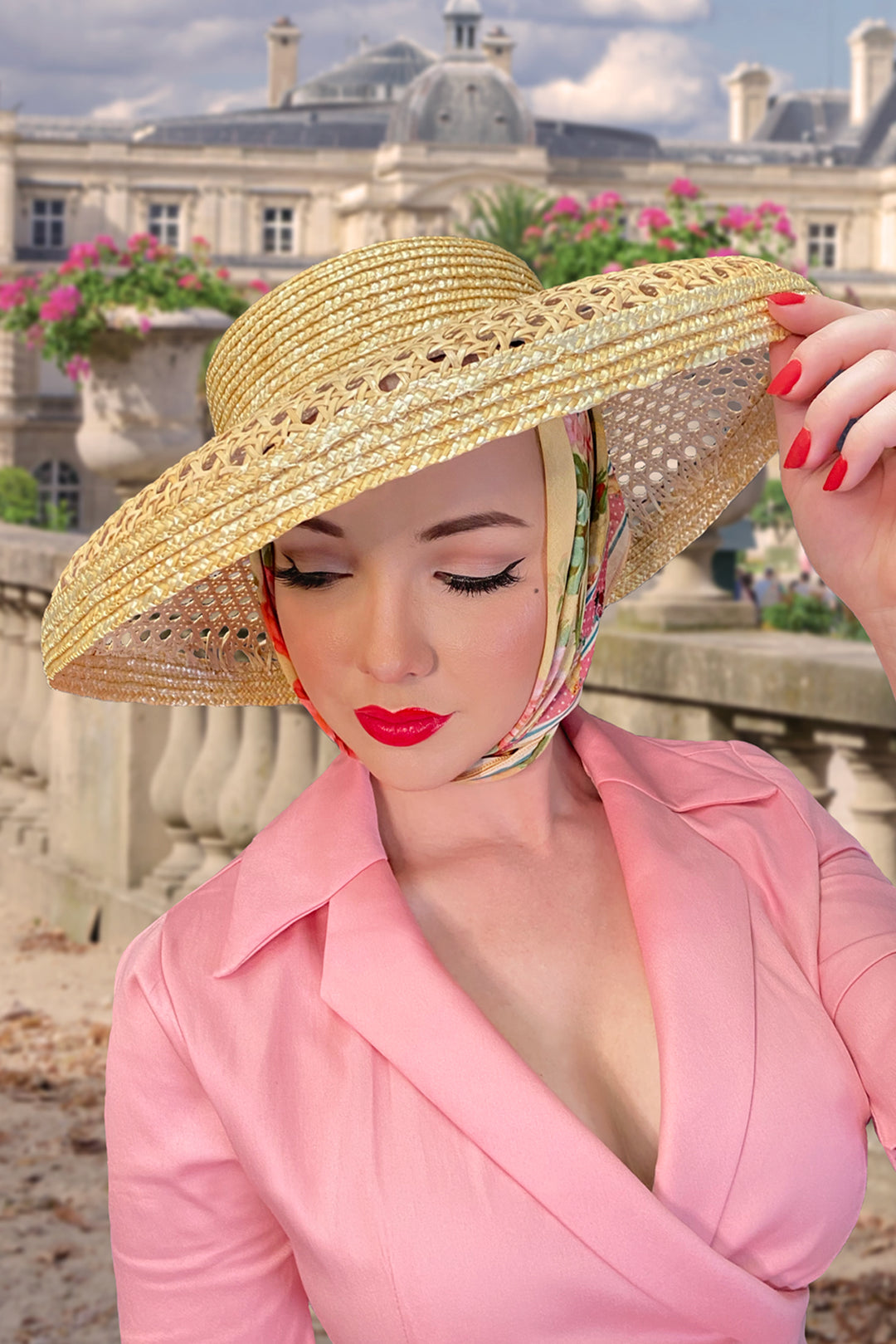 Sardinia Hat (Straw) - Kitten D'Amour